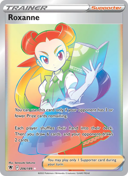 Roxanne Holo 206/189 Astral Radiance Pokémon Card