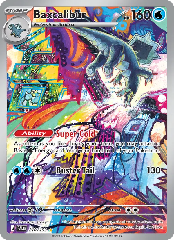 Baxcalibur Holo 210/193 Paldea Evolved Pokémon Card