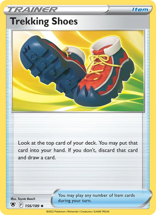 Trekking Shoes Reverse Holo 156/189 Astral Radiance Pokémon Card