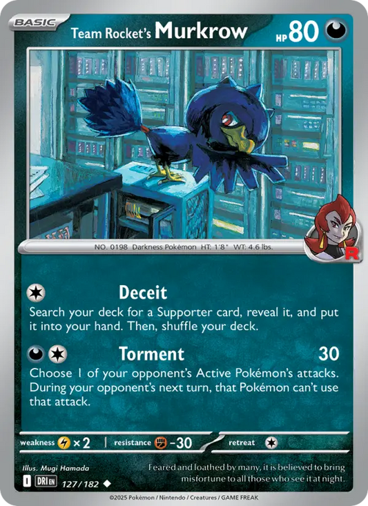 Team Rocket's Murkrow (DRI) 127