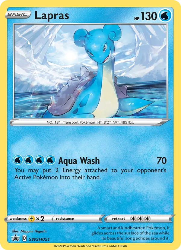 Lapras Holo WH051/307 SWSH Black Star Promos Pokémon Card