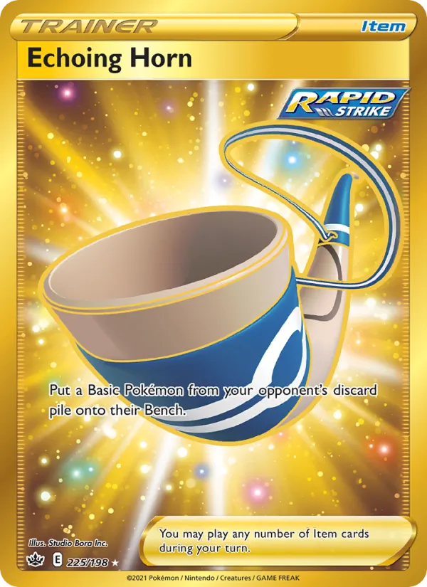 Echoing Horn Holo 225/198 Chilling Reign Pokémon Card