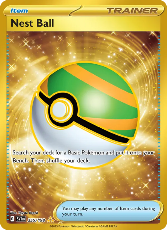 Nest Ball Holo 255/198 Scarlet & Violet Pokémon Card