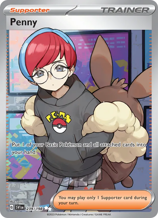 Penny Holo 239/198 Scarlet & Violet Pokémon Card