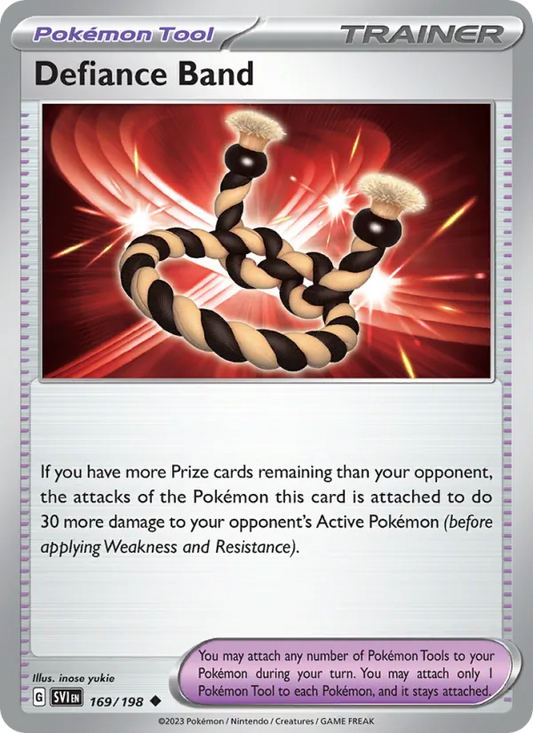 Defiance Band Non-Holo 169/198 Scarlet & Violet Pokémon Card