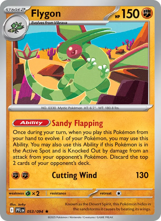 Flygon Normal 053/94 Phantasmal Flames Pokémon Card