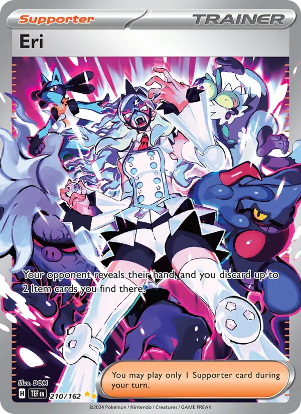 Eri Holo 210/162 Temporal Forces Pokémon Card