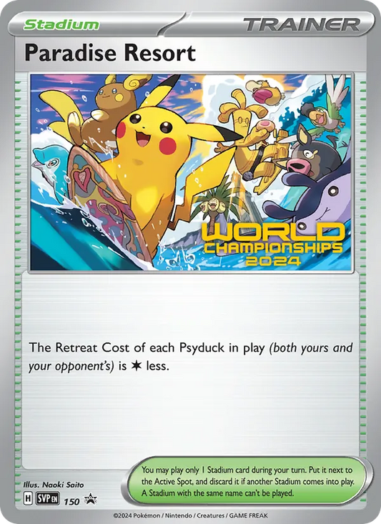 Paradise Resort Normal 150/225 SVP Black Star Promos Pokémon Card