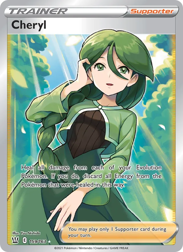 Cheryl Holo 159/163 Battle Styles Pokémon Card