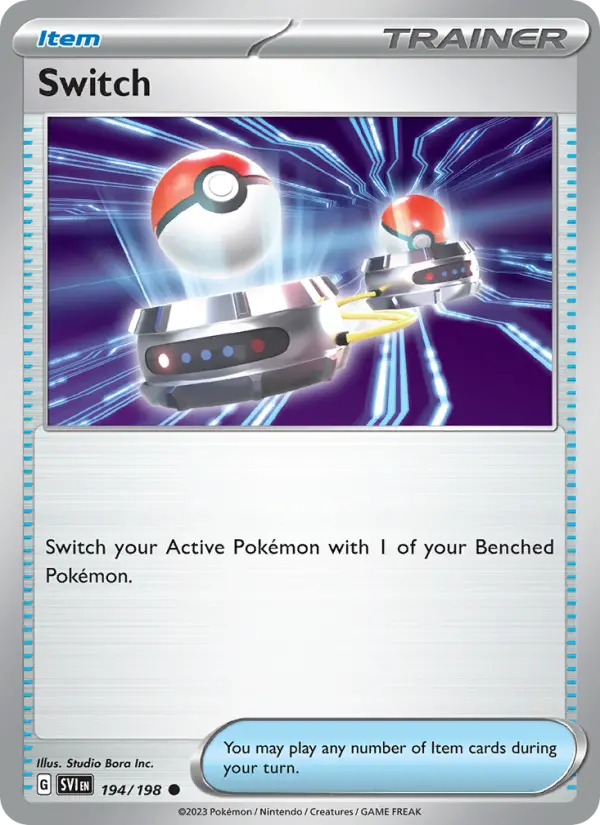 Switch Non-Foil 194/198 Scarlet & Violet Pokémon Card