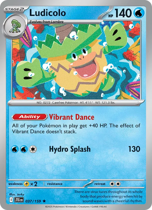 Ludicolo Holo 037/159 Journey Together Pokémon Card