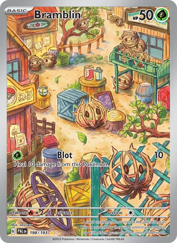 Bramblin Holo 198/193 Paldea Evolved Pokémon Card
