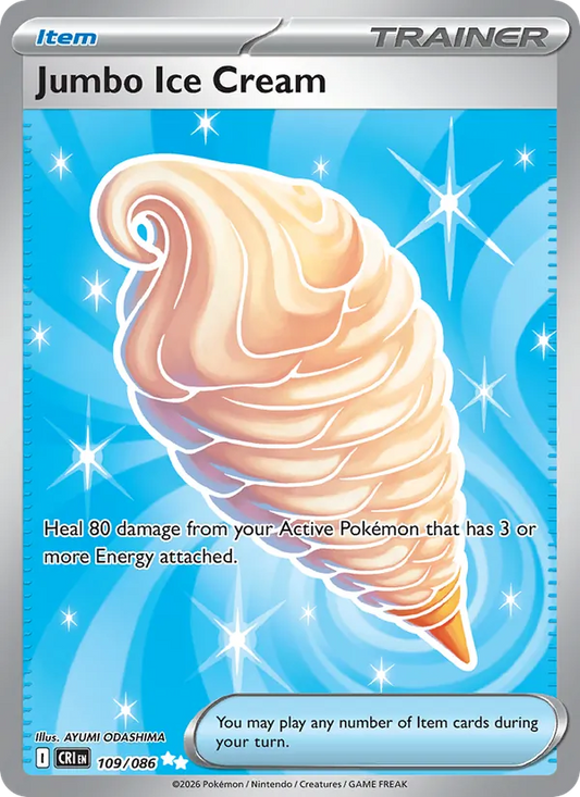 Jumbo Ice Cream Holo 109/86 Chaos Rising Pokémon Card