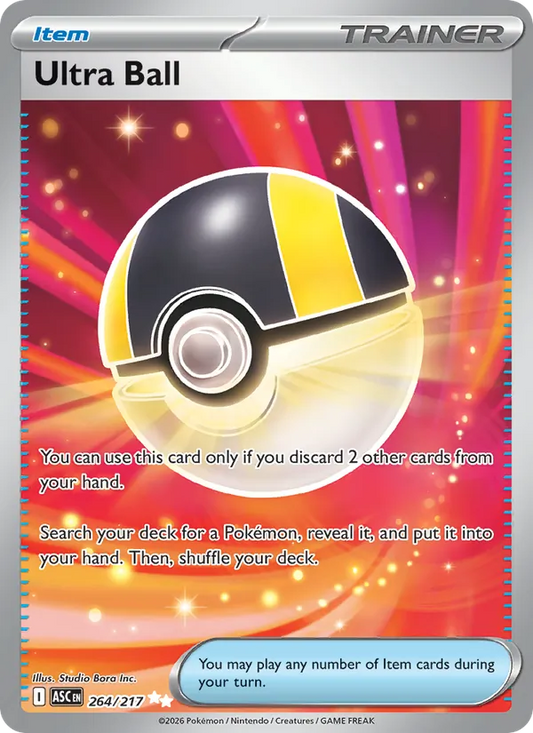 Ultra Ball Holo 264/217 Ascended Heroes Pokémon Card