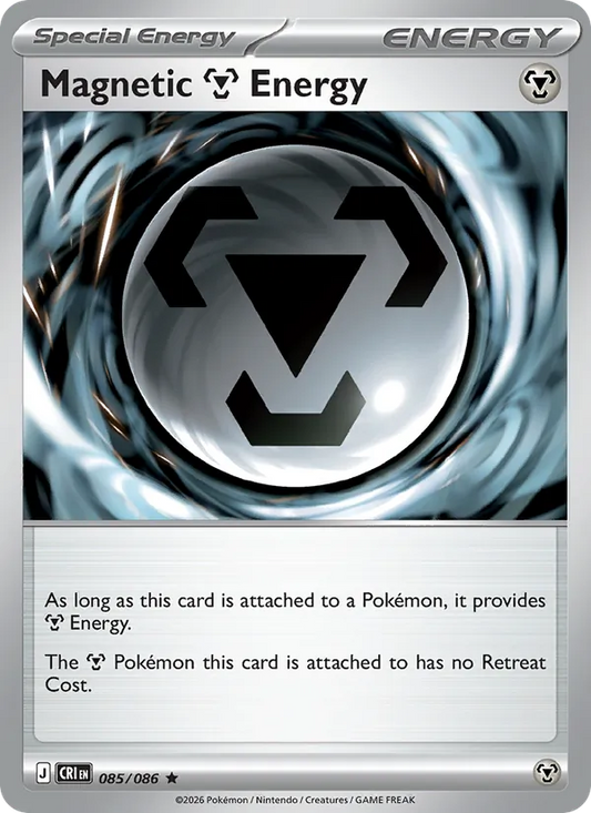 Magnetic Metal Energy Normal 085/86 Chaos Rising Pokémon Card