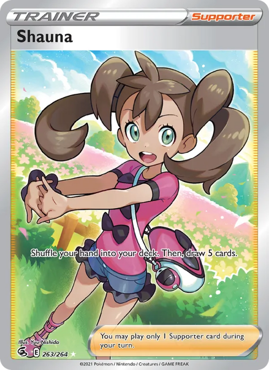 Shauna Holo 263/264 Fusion Strike Pokémon Card