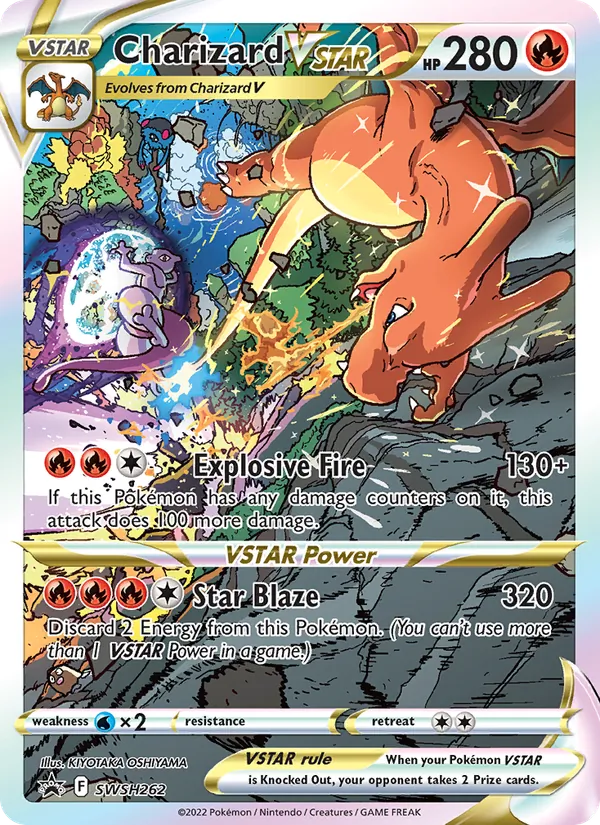 Charizard VSTAR Holo WH262/307 SWSH Black Star Promos Pokémon Card