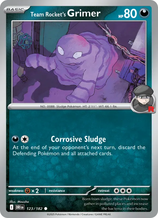 Team Rocket's Grimer (DRI) 123