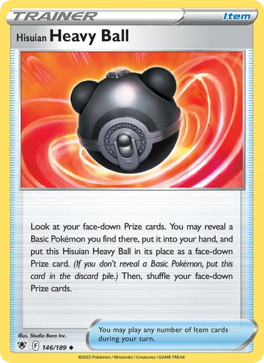 Hisuian Heavy Ball Reverse Holo 146/189 Astral Radiance Pokémon Card