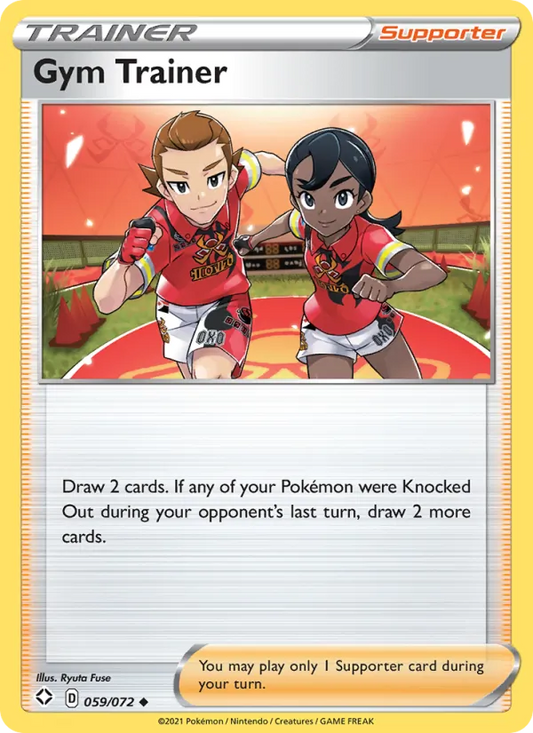 Gym Trainer Reverse Holo 059/72 Shining Fates Pokémon Card