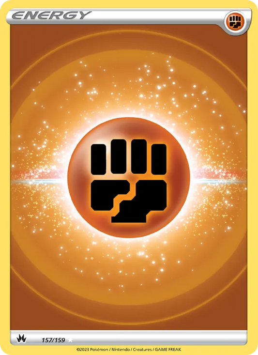 Fighting Energy Holo 157/159 Crown Zenith Pokémon Card