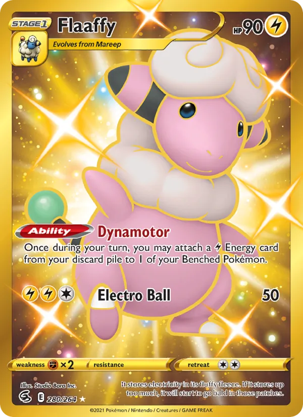 Flaaffy Holo 280/264 Fusion Strike Pokémon Card