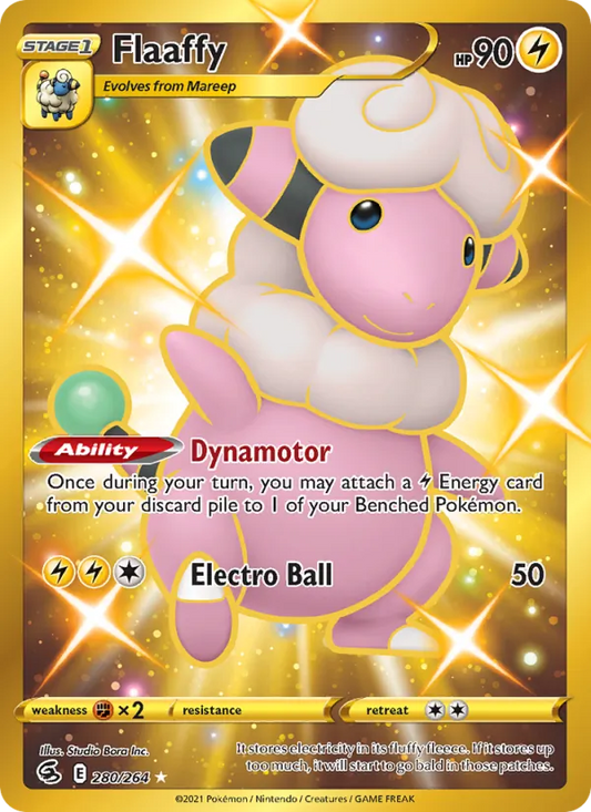 Flaaffy Holo 280/264 Fusion Strike Pokémon Card