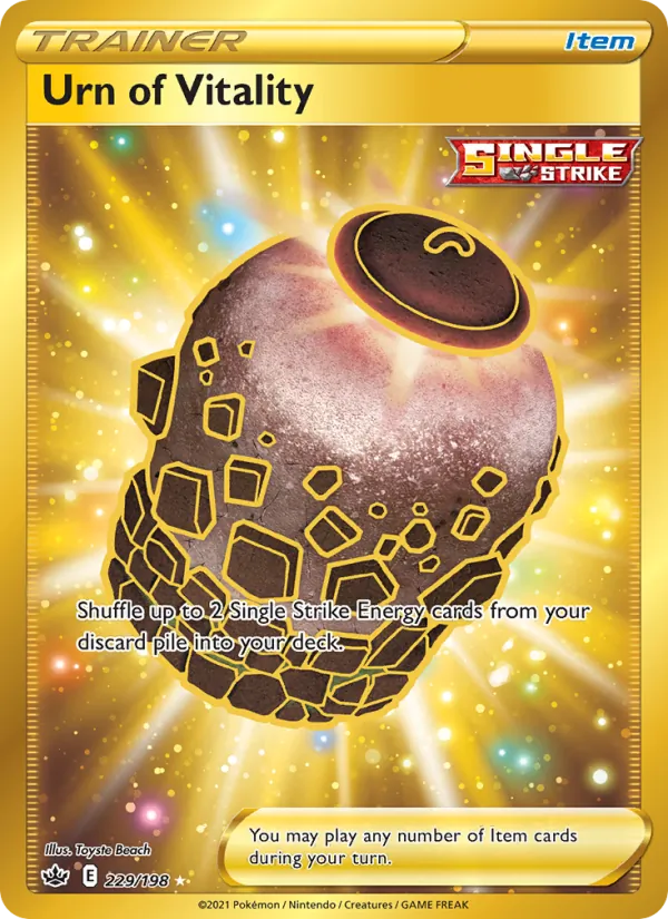 Urn of Vitality Holo 229/198 Chilling Reign Pokémon Card