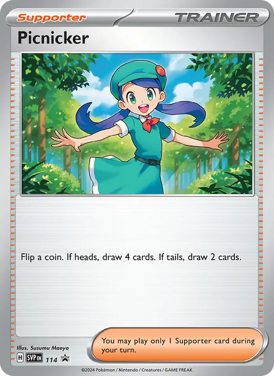 Picnicker Normal 114/225 SVP Black Star Promos Pokémon Card