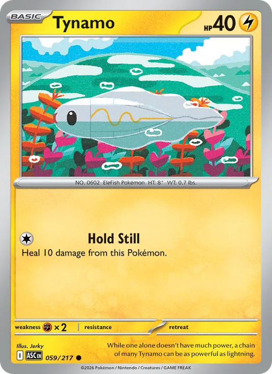 Tynamo Normal 059/217 Ascended Heroes Pokémon Card