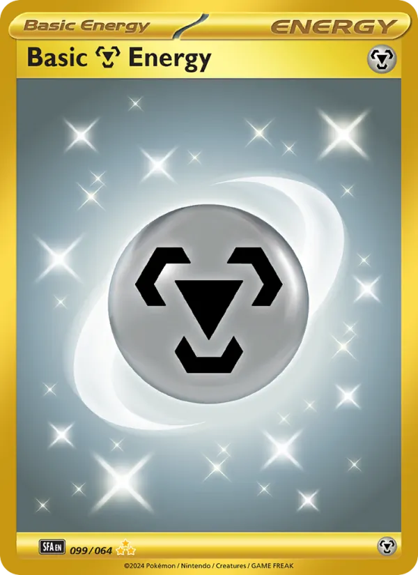 Basic Metal Energy Holo 099/64 Shrouded Fable Pokémon Card