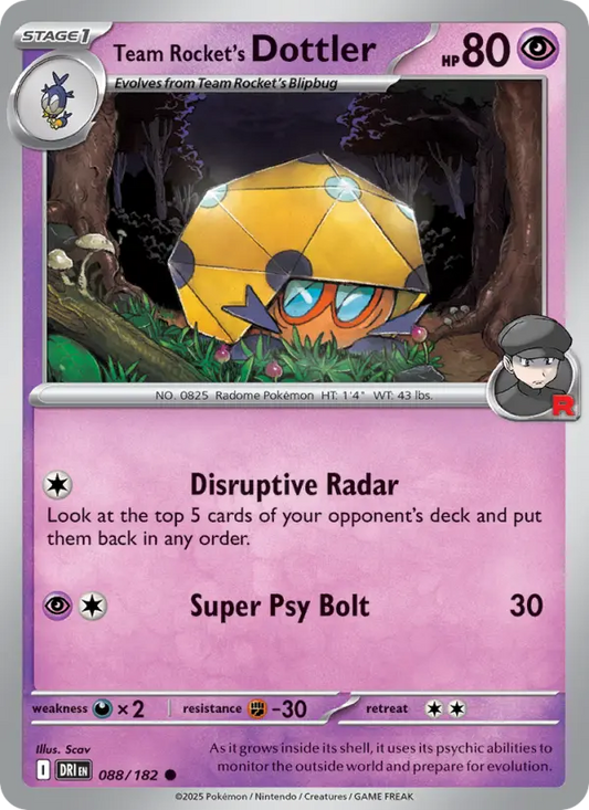 Team Rocket's Dottler (DRI) 088