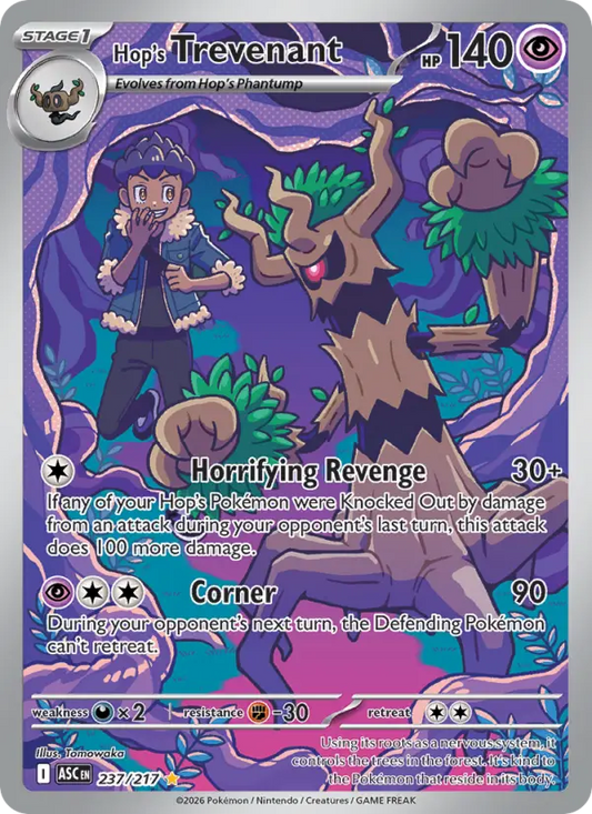 Hop's Trevenant Holo 237/217 Ascended Heroes Pokémon Card