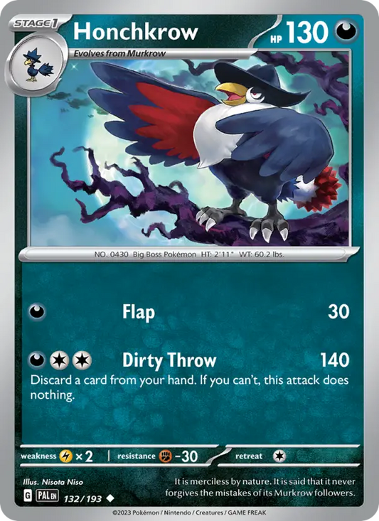 Honchkrow (PAL) 132