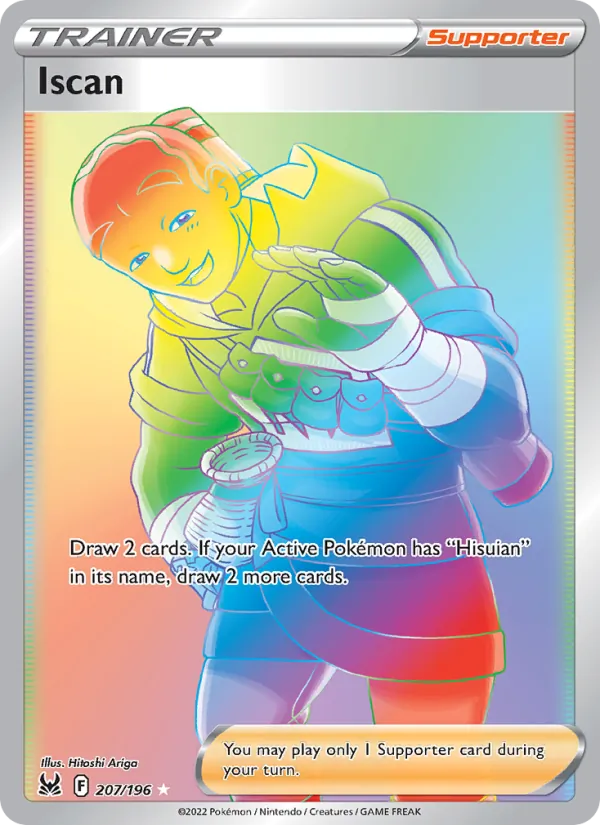 Iscan Holo 207/196 Lost Origin Pokémon Card