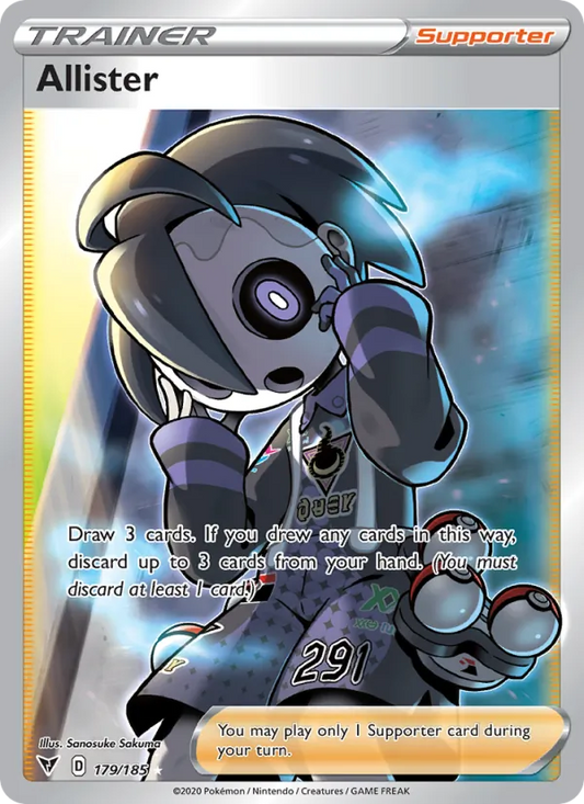 Allister Holo 179/185 Vivid Voltage Pokémon Card
