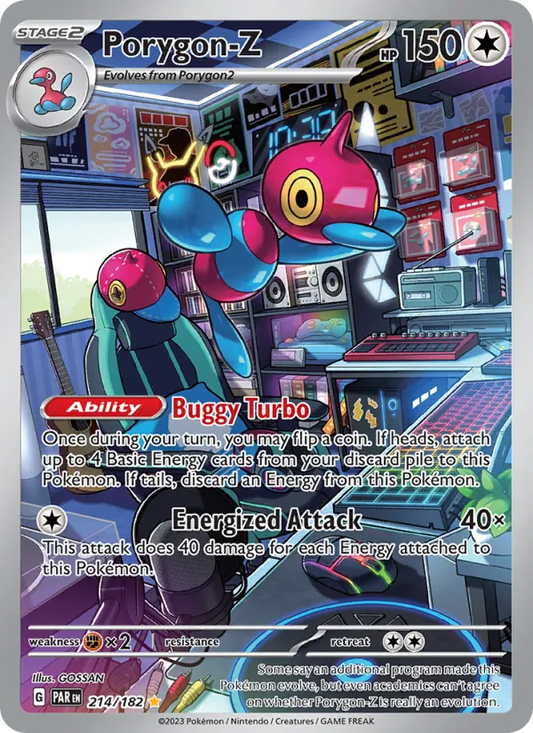 Porygon-Z Holo 214/182 Paradox Rift Pokémon Card