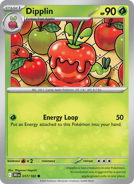 Dipplin Normal 017/182 Destined Rivals Pokémon Card