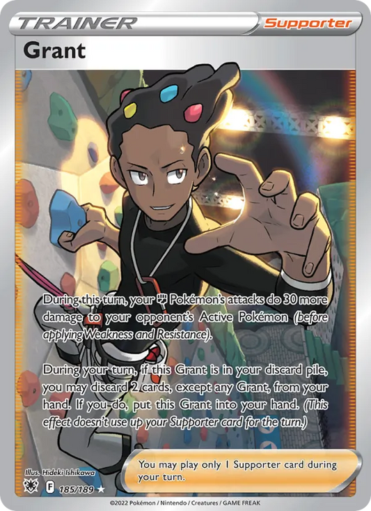 Grant Holo 185/189 Astral Radiance Pokémon Card