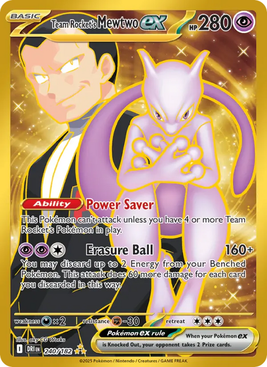 Team Rocket's Mewtwo ex (DRI) 240