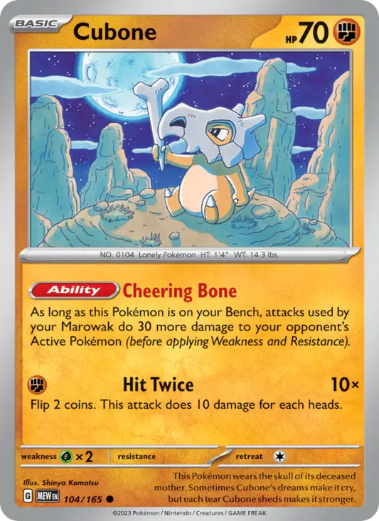 Cubone (MEW) 104