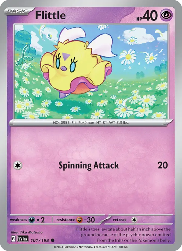 Flittle Non-Foil 101/198 Scarlet & Violet Pokémon Card