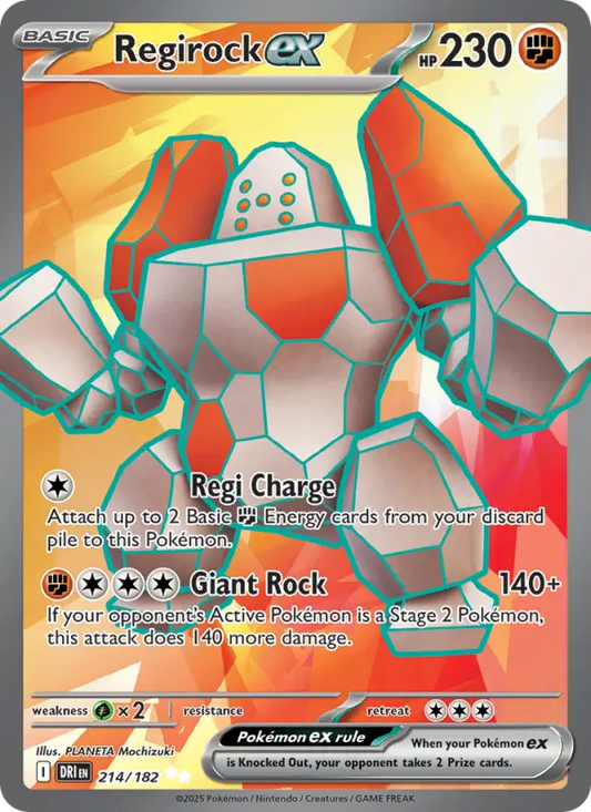 Regirock ex (DRI) 214