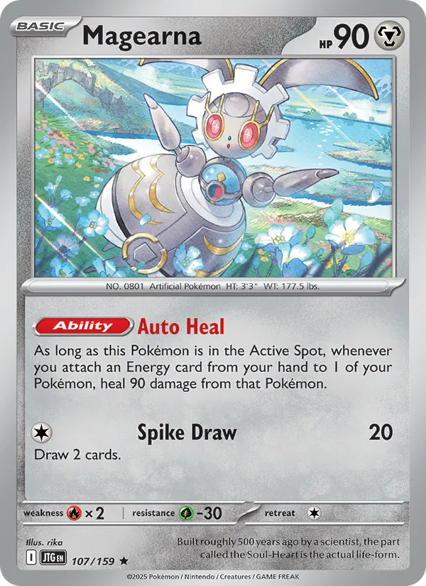 Magearna Holo 107/159 Journey Together Pokémon Card