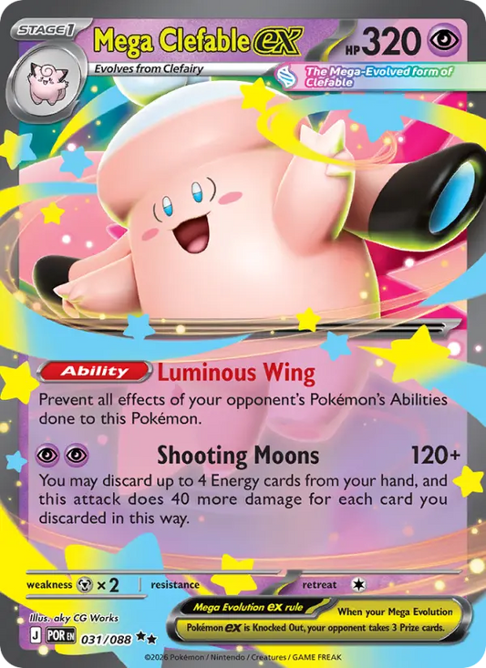 Mega Clefable ex (POR) 031