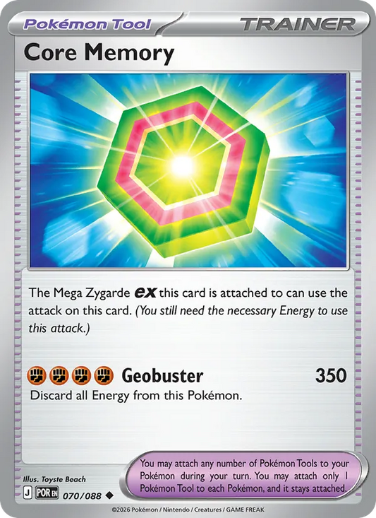 Core Memory Normal 070/88 Perfect Order Pokémon Card