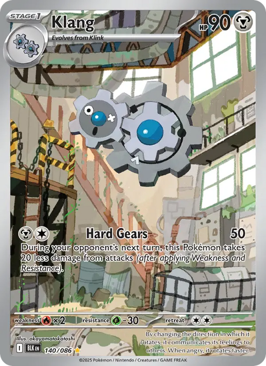 Klang Holo 140/86 Black Bolt Pokémon Card