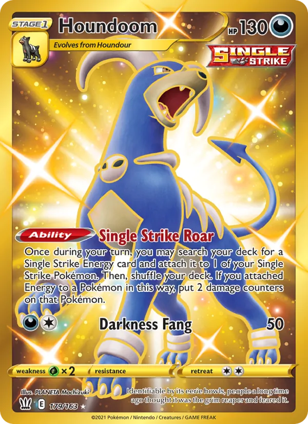 Houndoom Holo 179/163 Battle Styles Pokémon Card