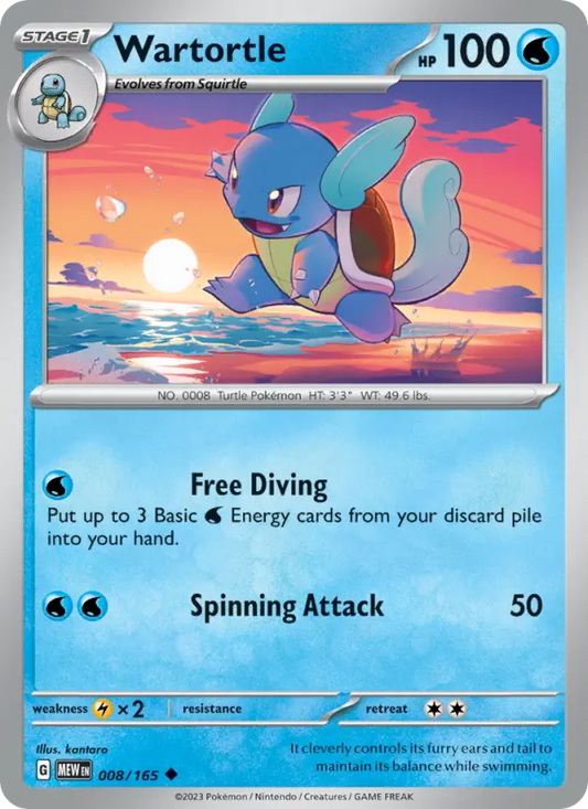 Wartortle (MEW) 008