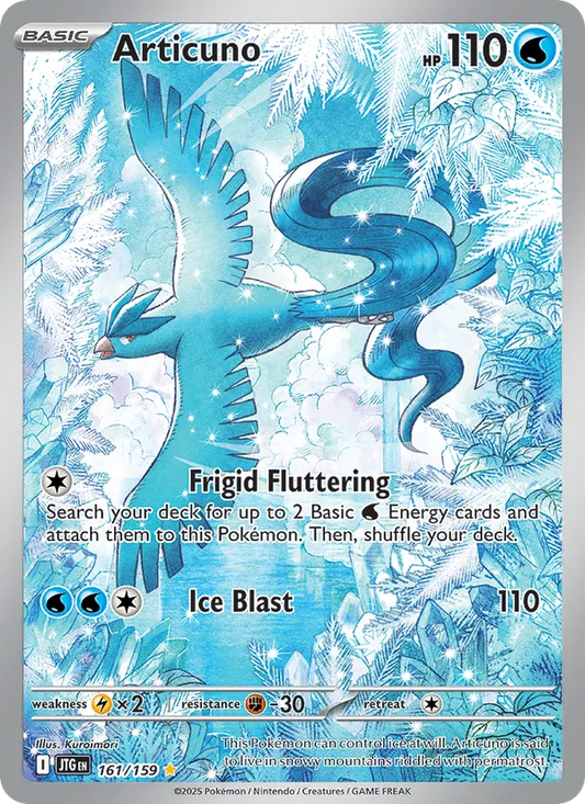 Articuno Holo 161/159 Journey Together Pokémon Card